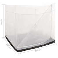 Produktbild för Universellt innertält grå 200x220x175 cm