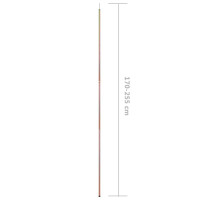Produktbild för Teleskopiska tältpinnar 170-255 cm 2 st galvaniserat stål