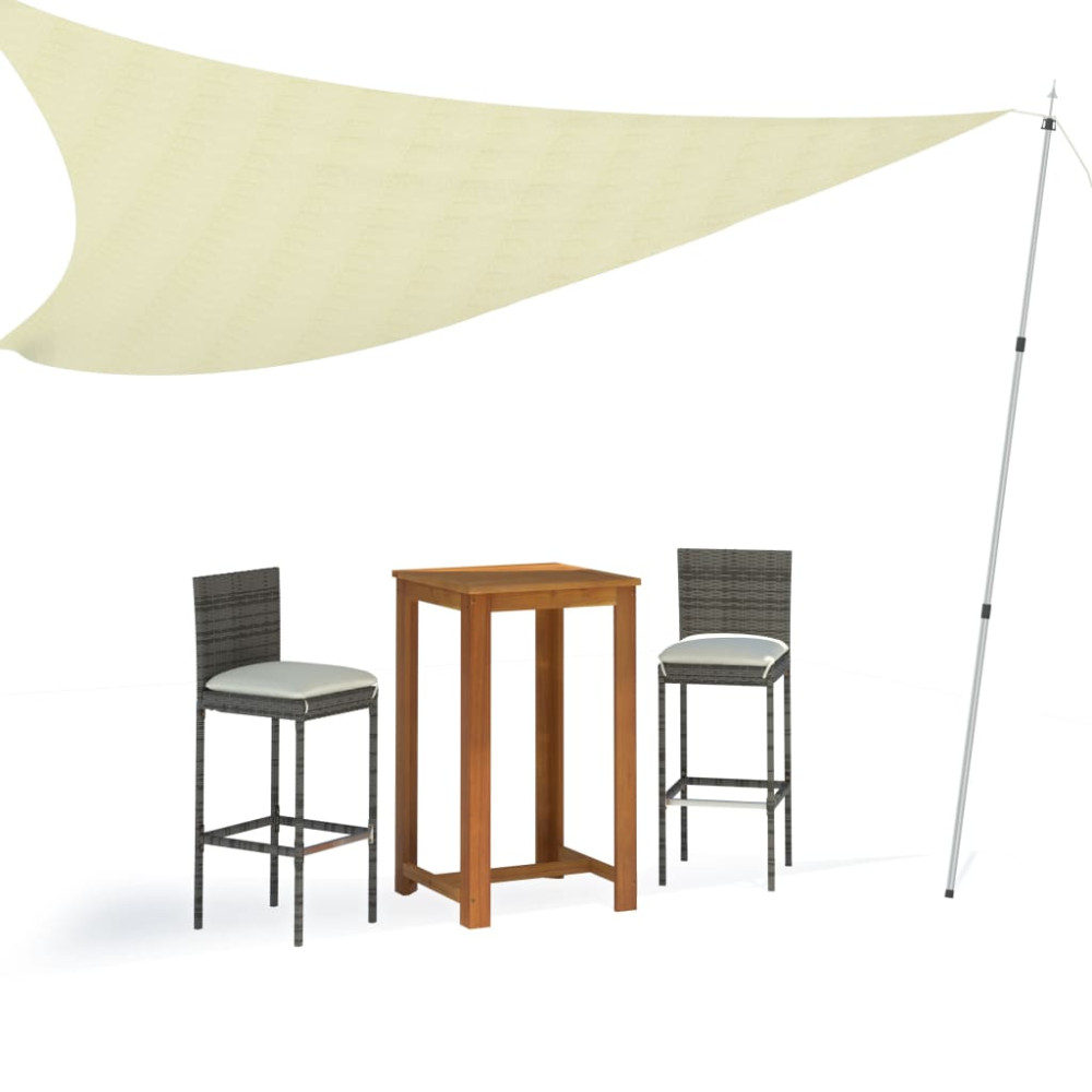 Produktbild för Teleskopisk presenningsstång 102-260 cm aluminium