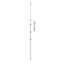 Produktbild för Teleskopisk presenningsstång 102-260 cm aluminium