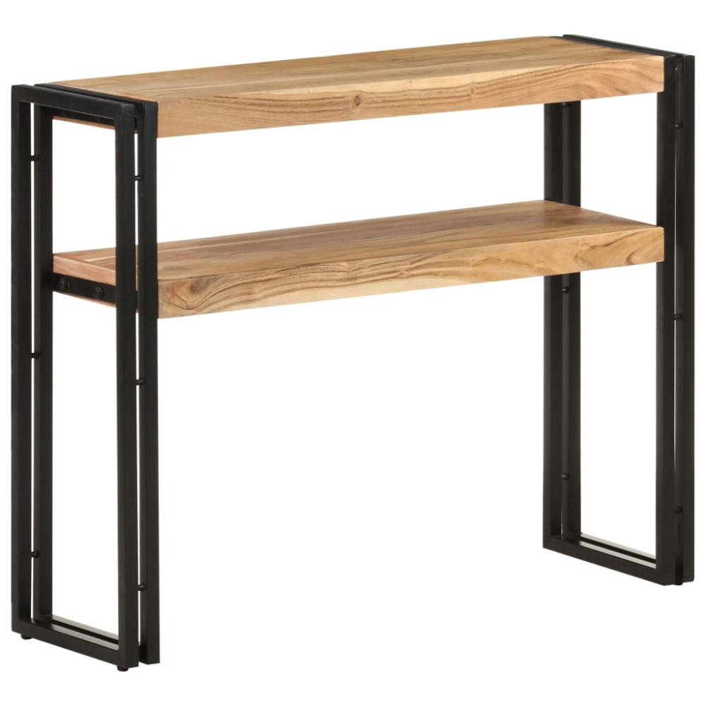 Produktbild för Konsolbord 90x30x75 cm massivt akaciaträ