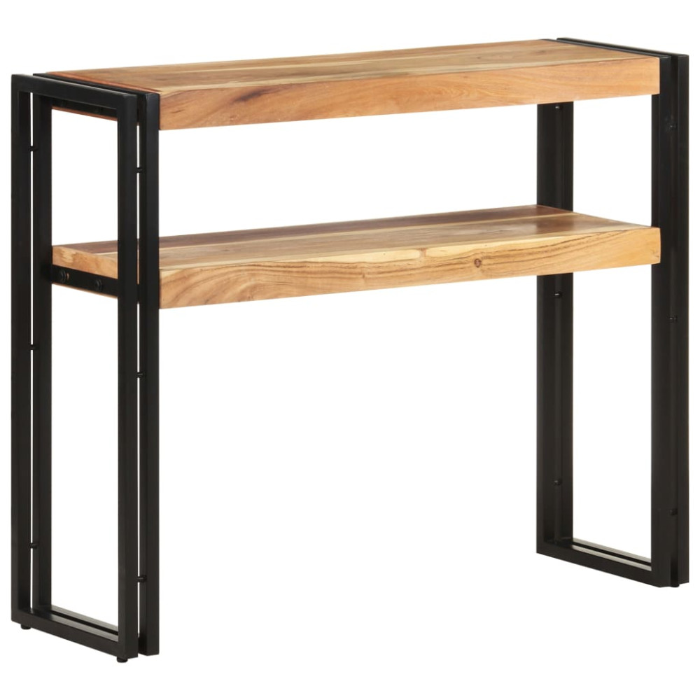 Produktbild för Konsolbord 90x30x75 cm massivt akaciaträ