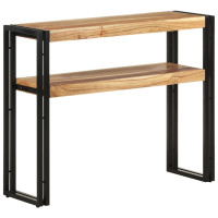 Produktbild för Konsolbord 90x30x75 cm massivt akaciaträ