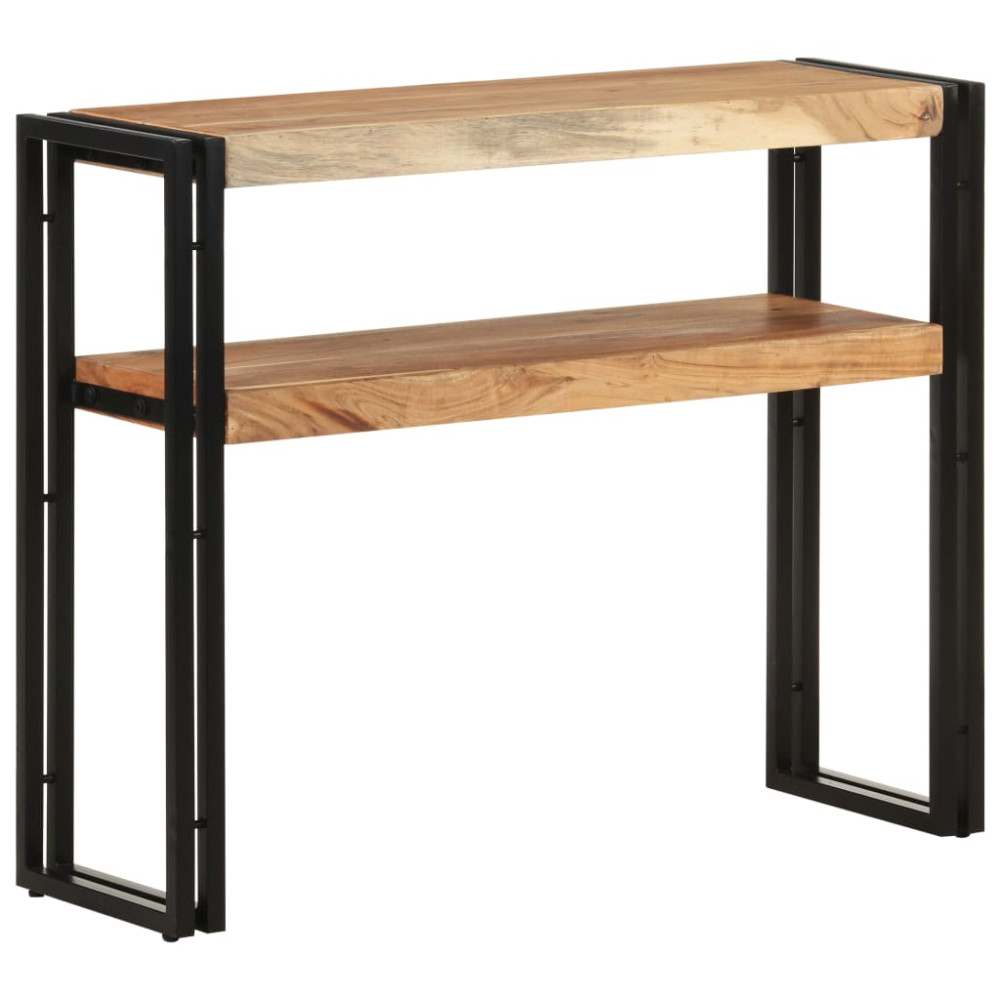 Produktbild för Konsolbord 90x30x75 cm massivt akaciaträ