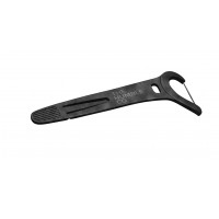 Floss picks - grip handle - charcoal (50 pack)