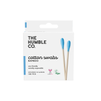 The humble co. Cotton swabs - blue 100-pack