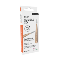 The humble co. Interdental Brush Bamboo - Orange 6-p (size 1 - 0,45 mm)