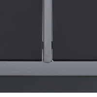 Produktbild för Trädgårdsbord antracit 150x90x74 cm stål