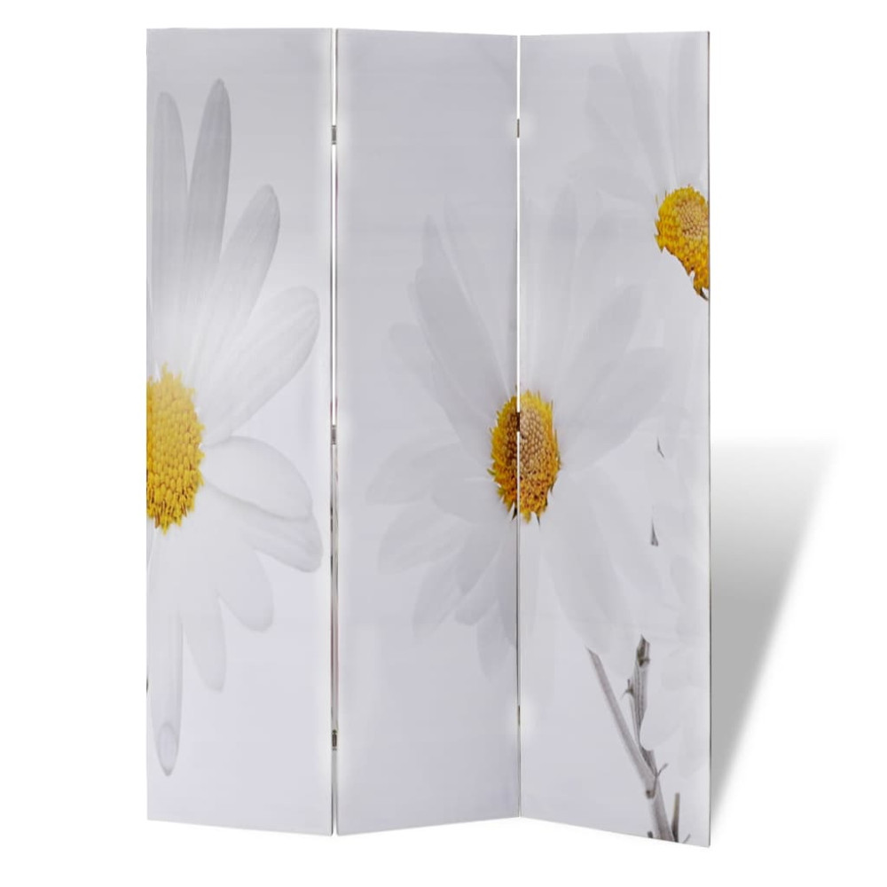 Produktbild för Vikbar rumsavdelare 120x170 cm blomma