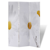 Produktbild för Vikbar rumsavdelare 120x170 cm blomma