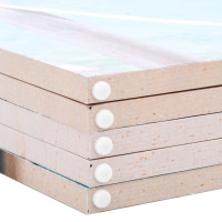 Produktbild för Vikbar rumsavdelare 200x170 cm strand