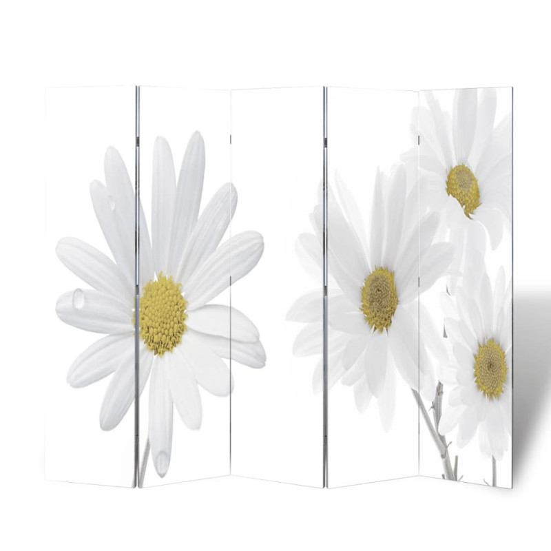 Produktbild för Vikbar rumsavdelare 200x170 cm blomma