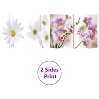 Produktbild för Vikbar rumsavdelare 217x170 cm blomma