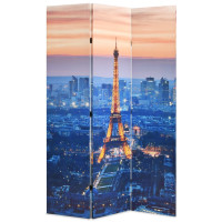 Miniatyr av produktbild för Vikbar rumsavdelare Paris i nattetid 120x170 cm