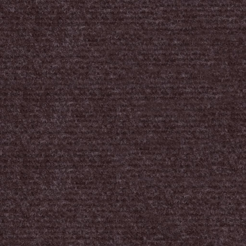 Produktbild för Mässmatta ribbad 1,2x20 m brun