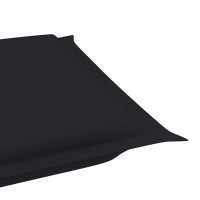 Produktbild för Solsäng med dyna gungdesign massiv teak
