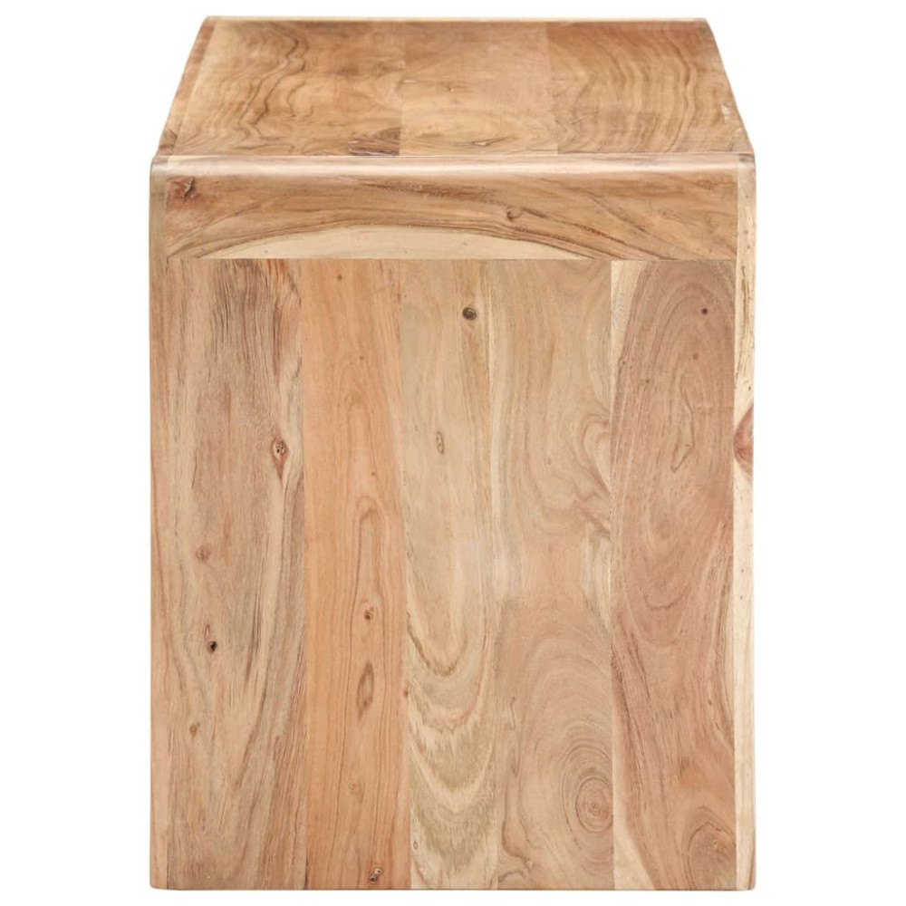 Produktbild för Bänk 110x38x46 cm massivt akaciaträ