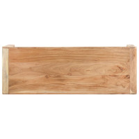 Produktbild för Bänk 110x38x46 cm massivt akaciaträ