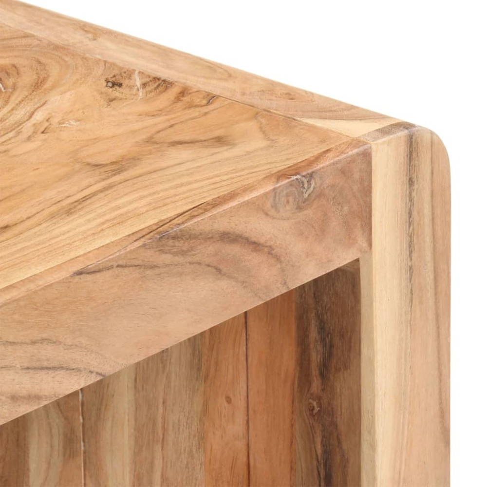 Produktbild för Bänk 110x38x46 cm massivt akaciaträ