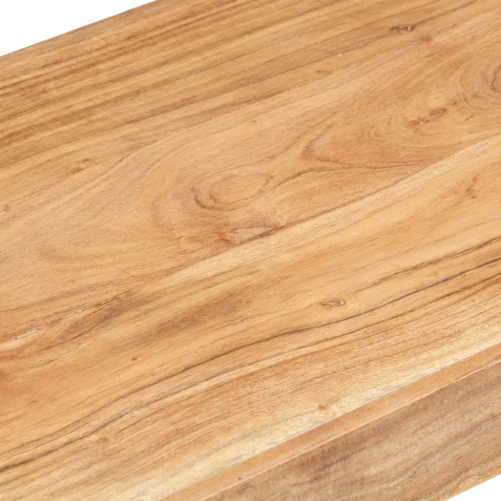 Produktbild för Bänk 110x38x46 cm massivt akaciaträ