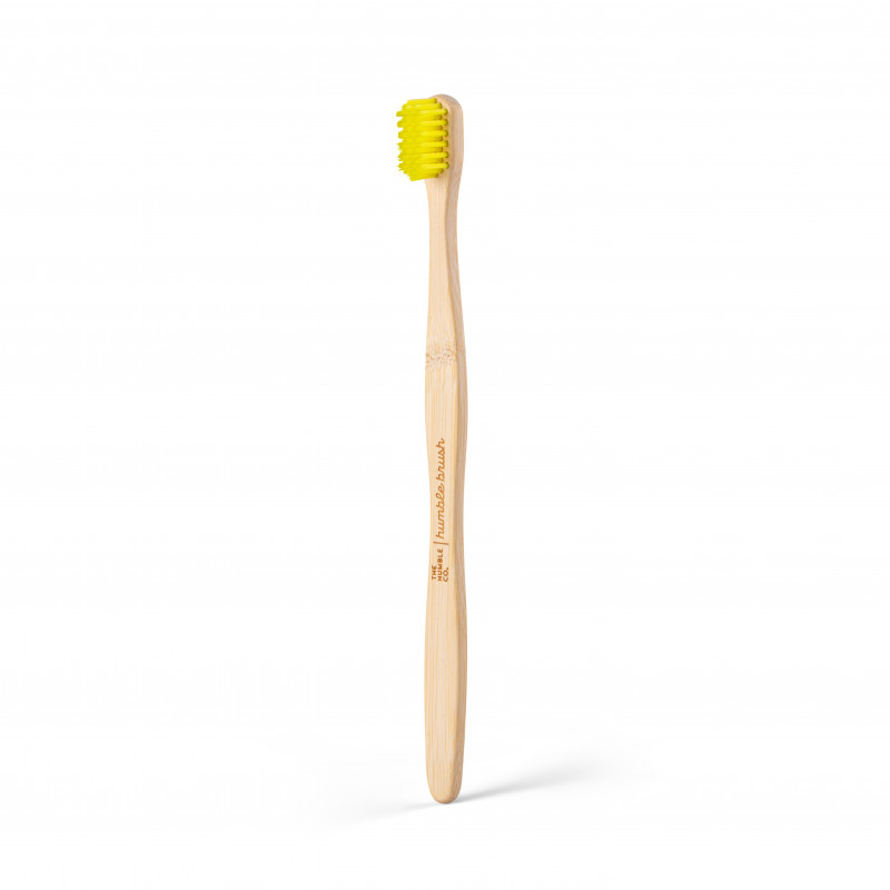 Produktbild för Humble brush - Adult Yellow - Sensitive