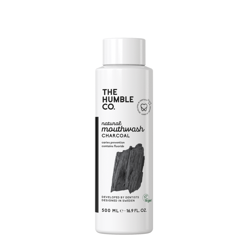 Produktbild för Humble Natural Mouthwash - Charcoal