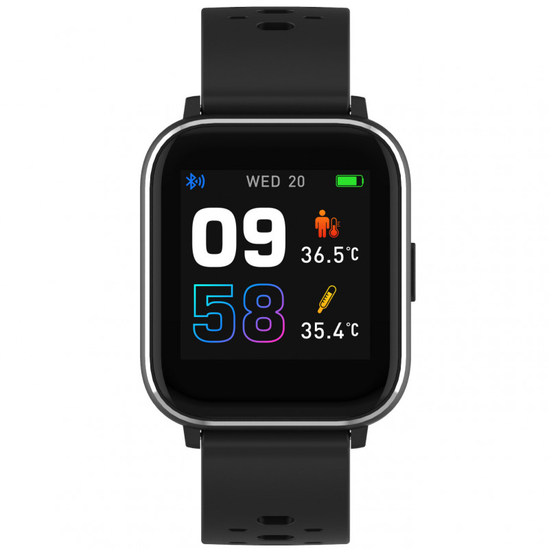 Produktbild för Smartwatch med temp, syre och hjärtfrekvens