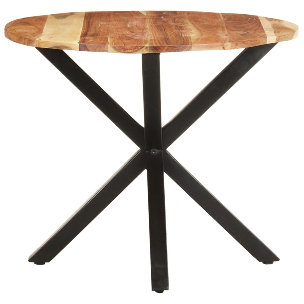 Produktbild för Sidobord 68x68x56 cm massivt akaciaträ