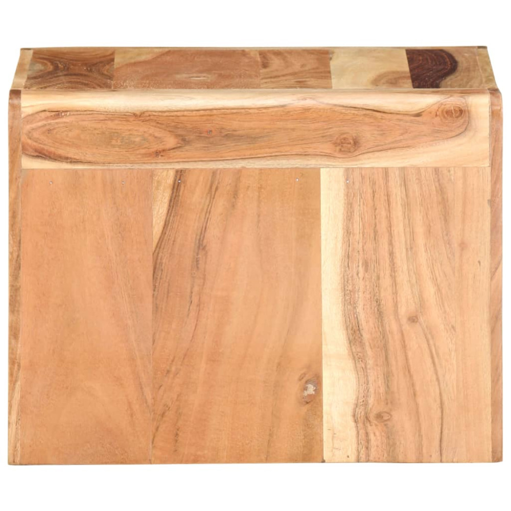 Produktbild för Sidobord 43x40x30 cm massivt akaciaträ