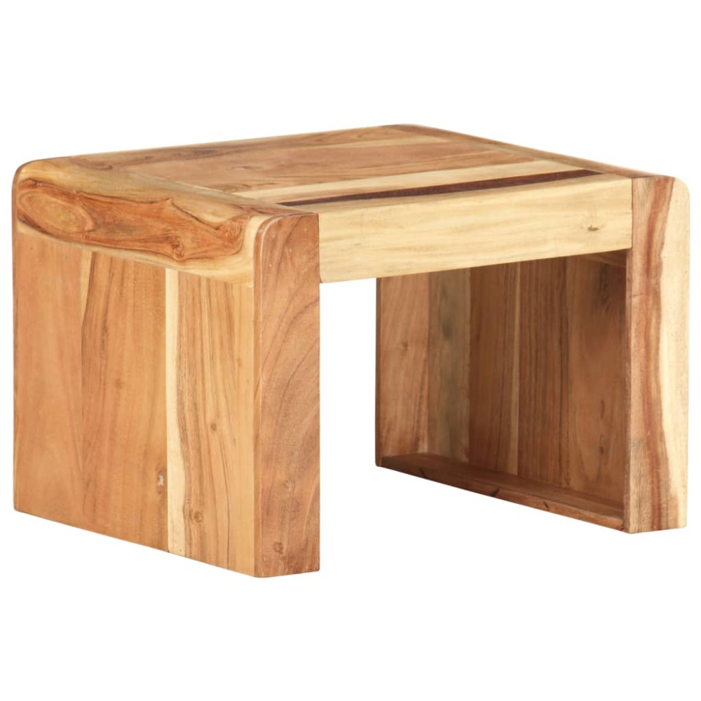 Produktbild för Sidobord 43x40x30 cm massivt akaciaträ