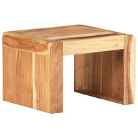 Produktbild för Sidobord 43x40x30 cm massivt akaciaträ