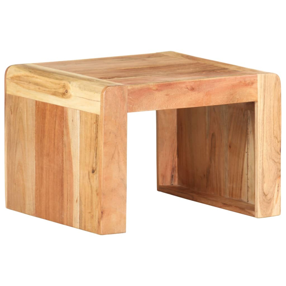 Produktbild för Sidobord 43x40x30 cm massivt akaciaträ