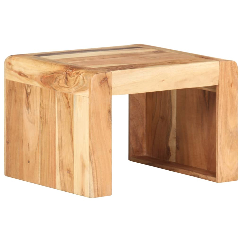 Produktbild för Sidobord 43x40x30 cm massivt akaciaträ