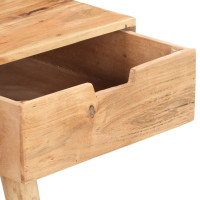 Produktbild för Sminkbord med spegel 112x45x76 cm massivt mangoträ