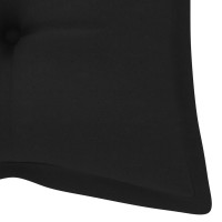 Produktbild för Hopfällbar trädgårdsbänk med dyna 118 cm bambu