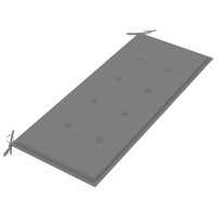 Produktbild för Trädgårdsbänk med dyna 120 cm bambu