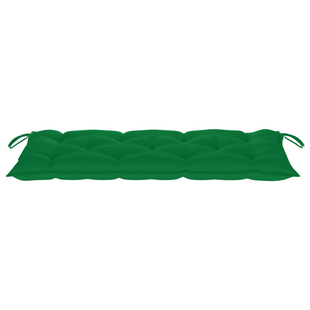 Produktbild för Trädgårdsbänk med dyna 120 cm bambu