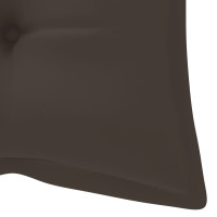 Produktbild för Trädgårdsbänk med dyna 120 cm bambu