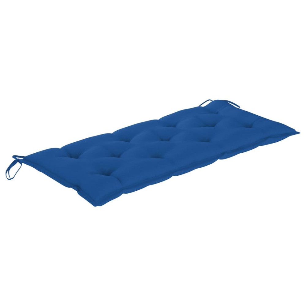 Produktbild för Trädgårdsbänk med dyna 120 cm bambu