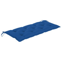 Produktbild för Trädgårdsbänk med dyna 120 cm bambu
