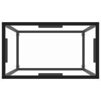 Produktbild för Avlastningsbord transparent 60x35x75 cm härdat glas