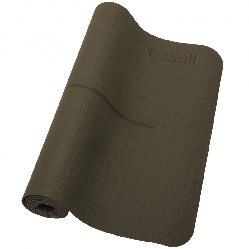 Produktbild för Yoga mat position 4mm Forest Green/Black