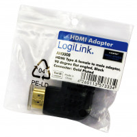 Miniatyr av produktbild för HDMI Vinkeladapter Ha-Ho 90° 4K/30Hz