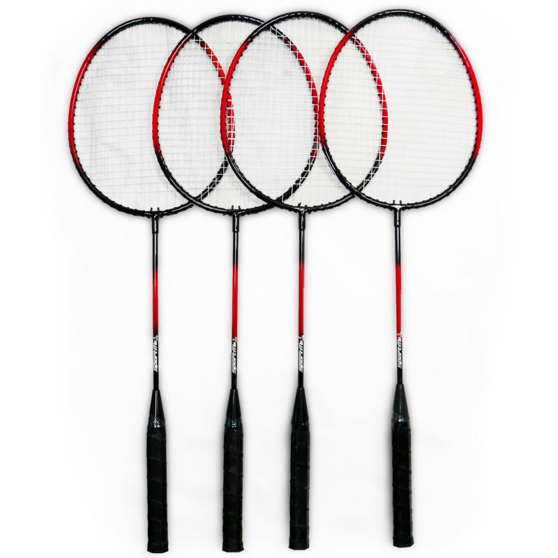 Produktbild för Badmintonset 4 Spelare med Nät