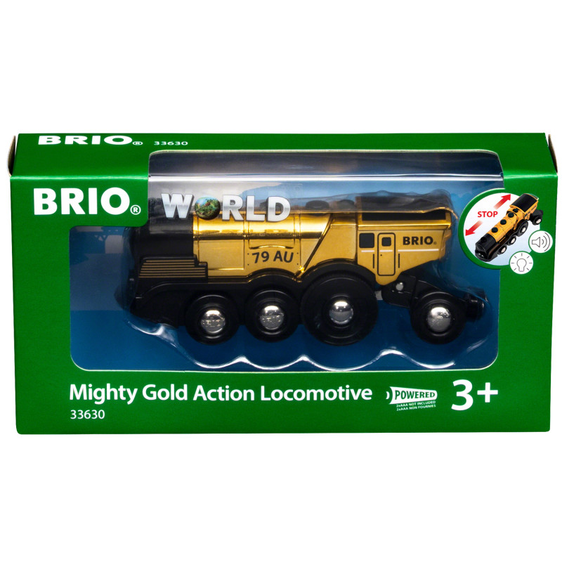 Produktbild för 33630 Mighty Gold Action Locomotive