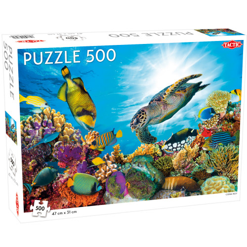 Tactic 500 pcs puzzle: Coral Reef