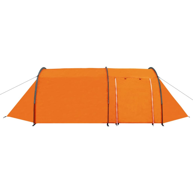 Produktbild för Tält för 4 personer grå och orange