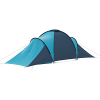 Miniatyr av produktbild för Tält för 6 personer blå och ljusblå