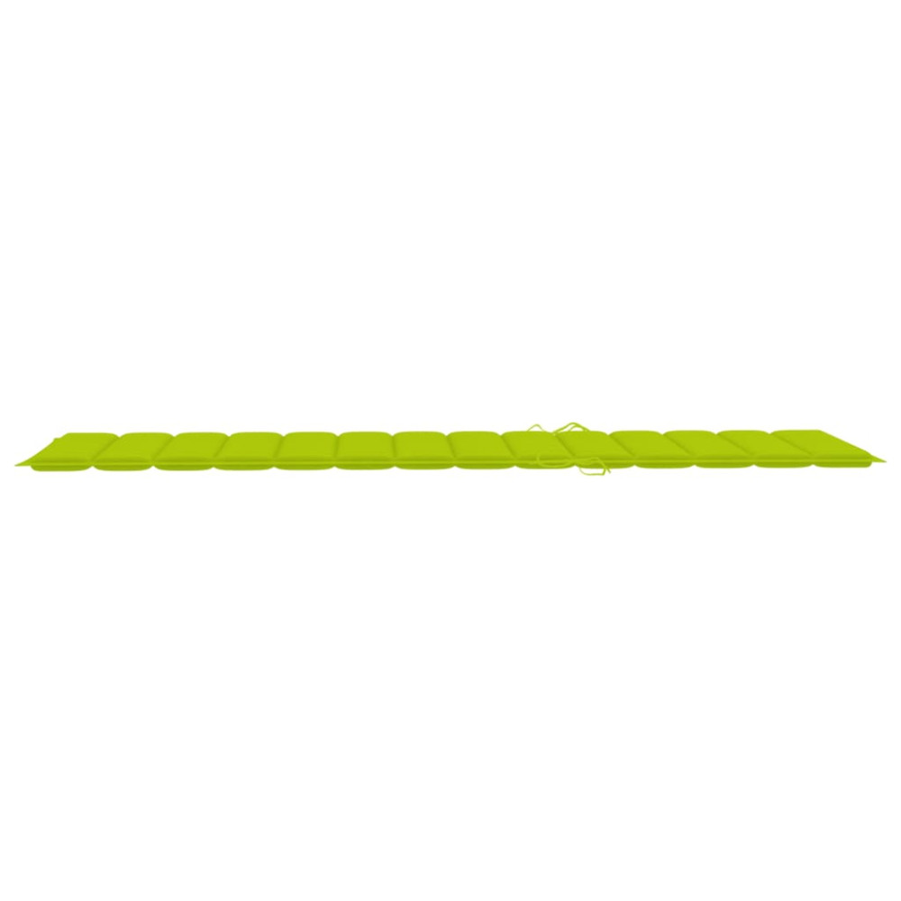 Produktbild för Solsäng med dynor 2 personer bambu