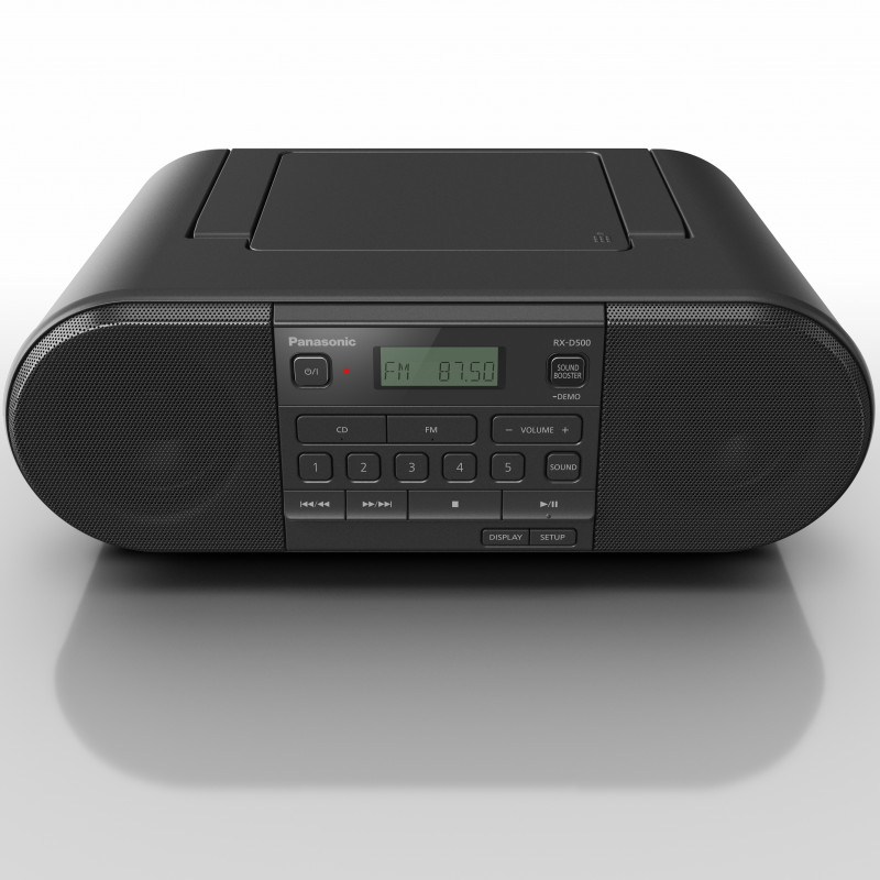 Produktbild för Kraftfull bärbar radio med CD